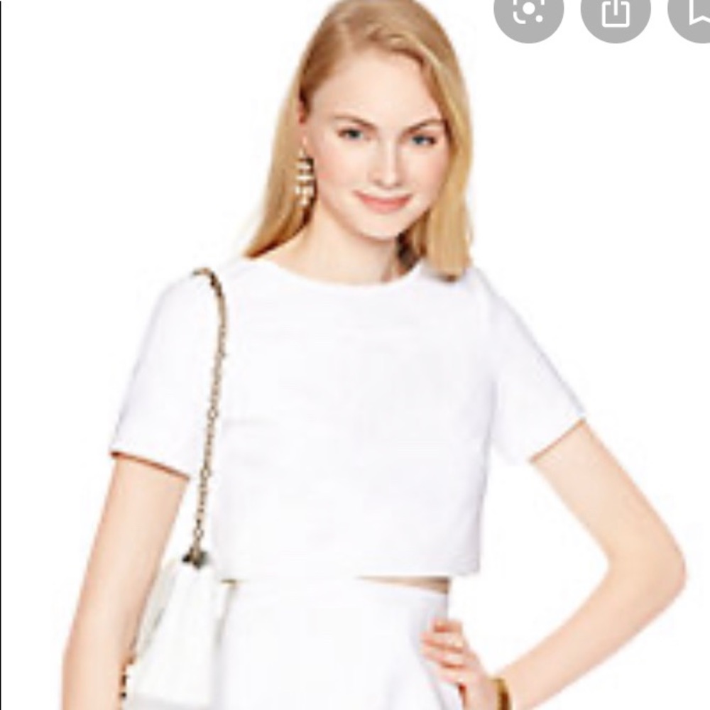 White Kate Spade top